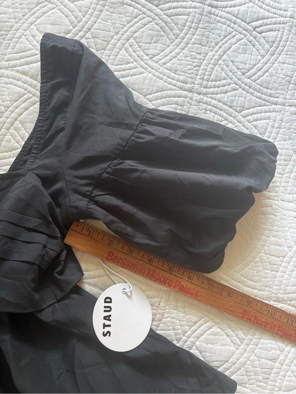 STAUD Black Darla Top Size 4 New With Tags